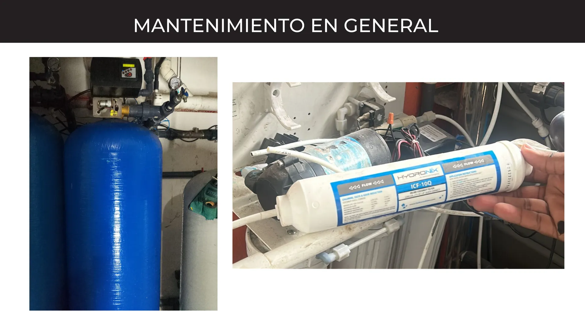 Mantenimiento de sistemas de tratamiento de agua y piscinas - BlueDrop SRL